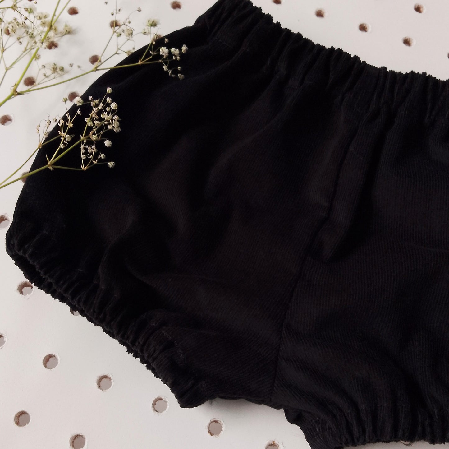 Black Corduroy Bloomers