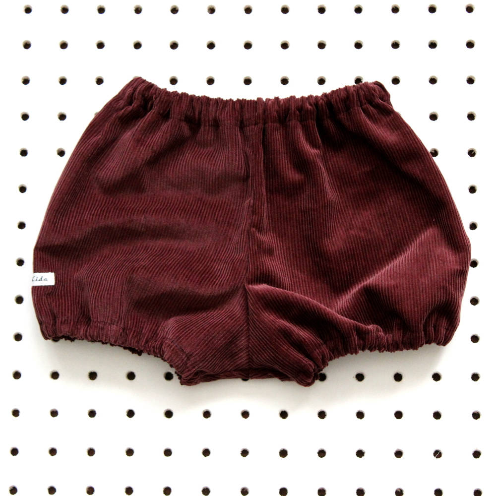 Burgundy Corduroy Bloomers