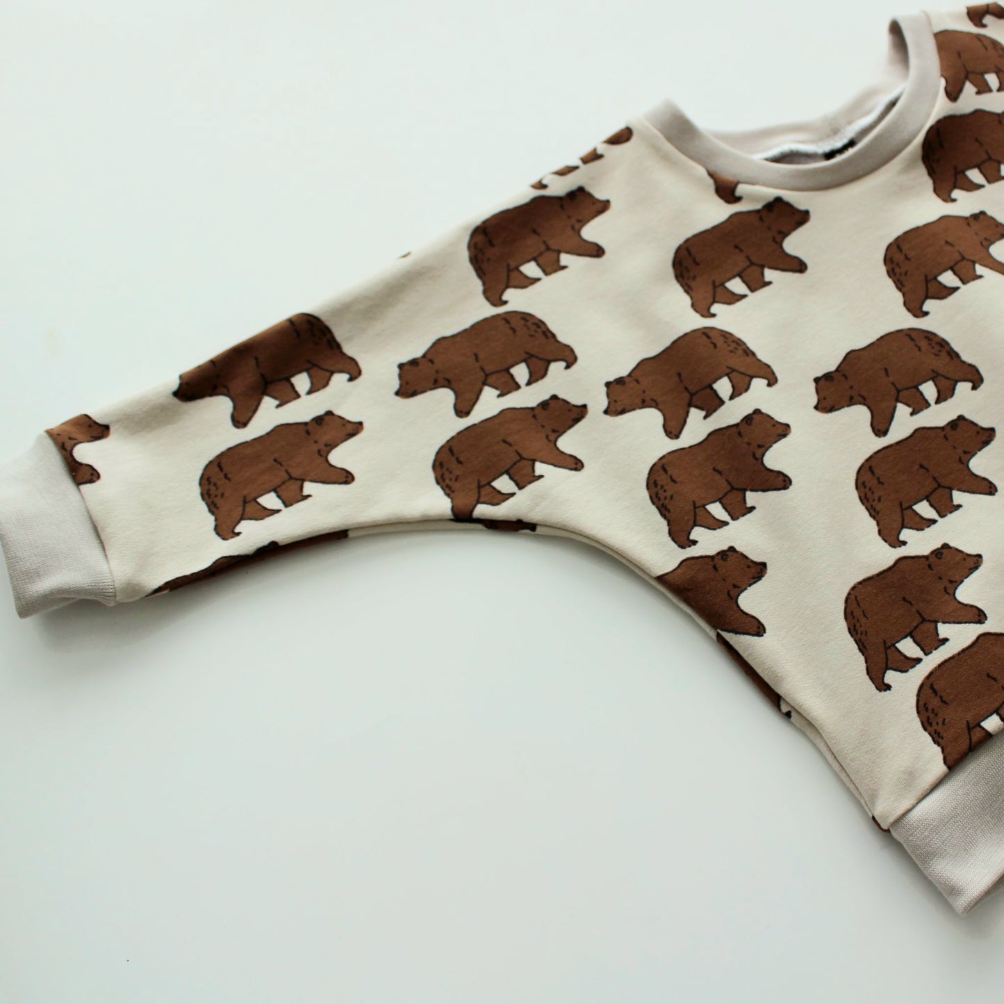 Almond Brown Bears Sweatshirt